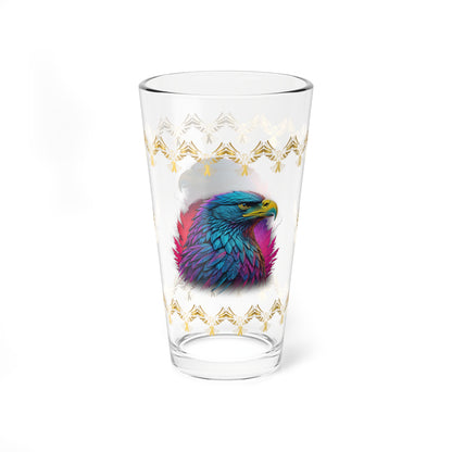 Triumphant Talons 16oz Eagle Pint Glass - Symbol of Strength, Resilience, and Mental Health Awareness