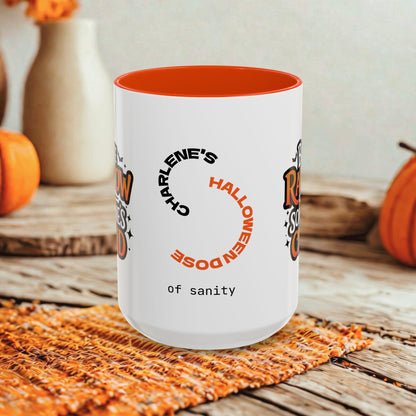 Be the Rainbow in Someone's Cloud Halloween Mug - Personalized Uplifting Halloween Gift