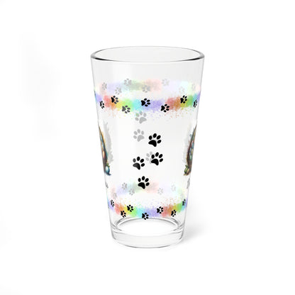 American Eskimo Personalized Easter Puppy 16oz Pint Glass - Custom Dog Design, Mental Health Gift, Easter Décor, and Festive Celebrations