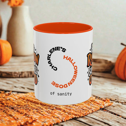 Be the Rainbow in Someone's Cloud Halloween Mug - Personalized Uplifting Halloween Gift