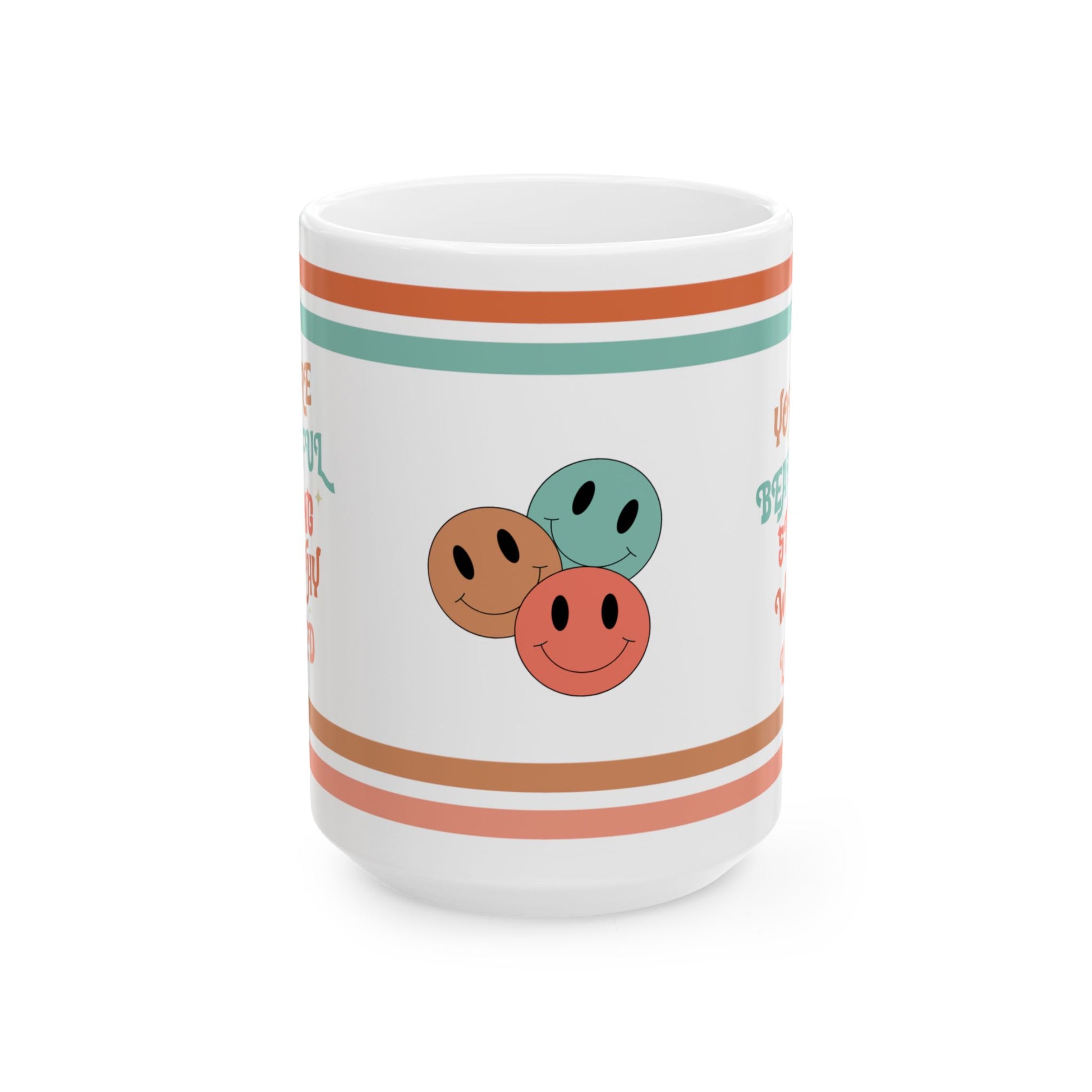 You Are Beautiful Strong Worthy Loved Retro Ceramic Mug, (11oz, 15oz)