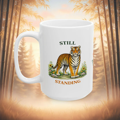 Shop our premium still standing tiger mug from MySisterIsASurvivor.
