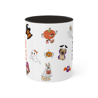 By Being Yourself You Bring Something Beautiful Into This World - Halloween Affirmation Mug - 11oz Ceramic Coffee Cup with Positive Quotes & Cute Vibes