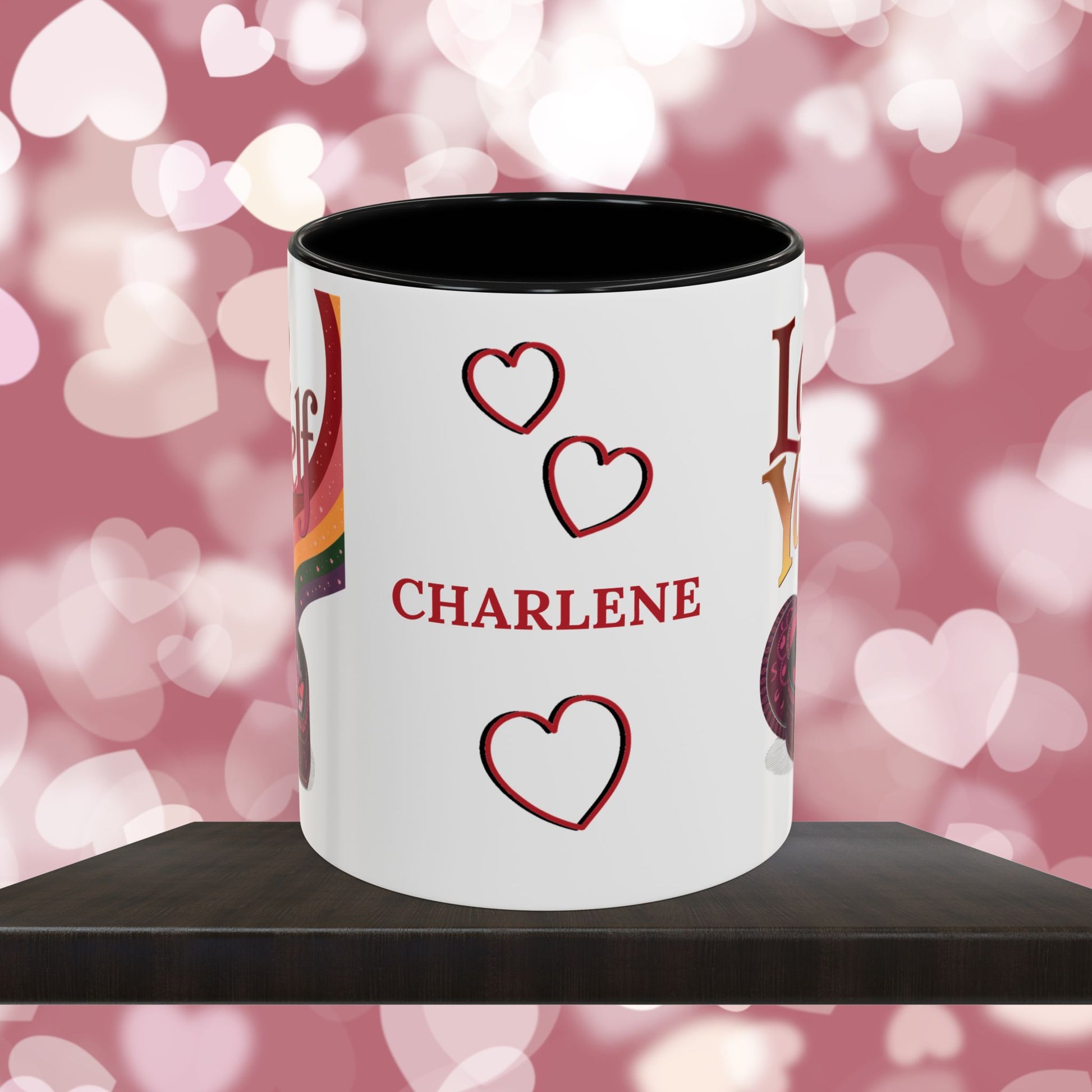 Love Yourself Mug: Personalized Valentine's Day Affirmation Mug – Inspiring Positivity and Emotional Wellness, 11oz or 15oz
