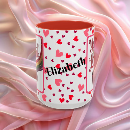 You Are Loved Valentines mug expressing care and connection, Valentine affirmation coffee cup