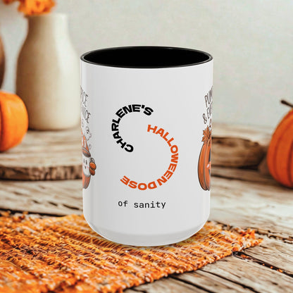 Pumpkin Spice and Everything Nice - Personalized Halloween Mug for Fall Coffee Lovers