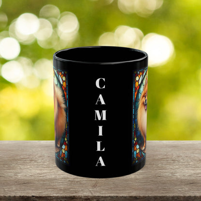 Pomeranian (Red Sable) Personalized Dog Breed Mug, Pet Lover Mug, Dog Coffee Mug, Custom Name Mug, Dog Lover Gift, Dog-Themed Mug