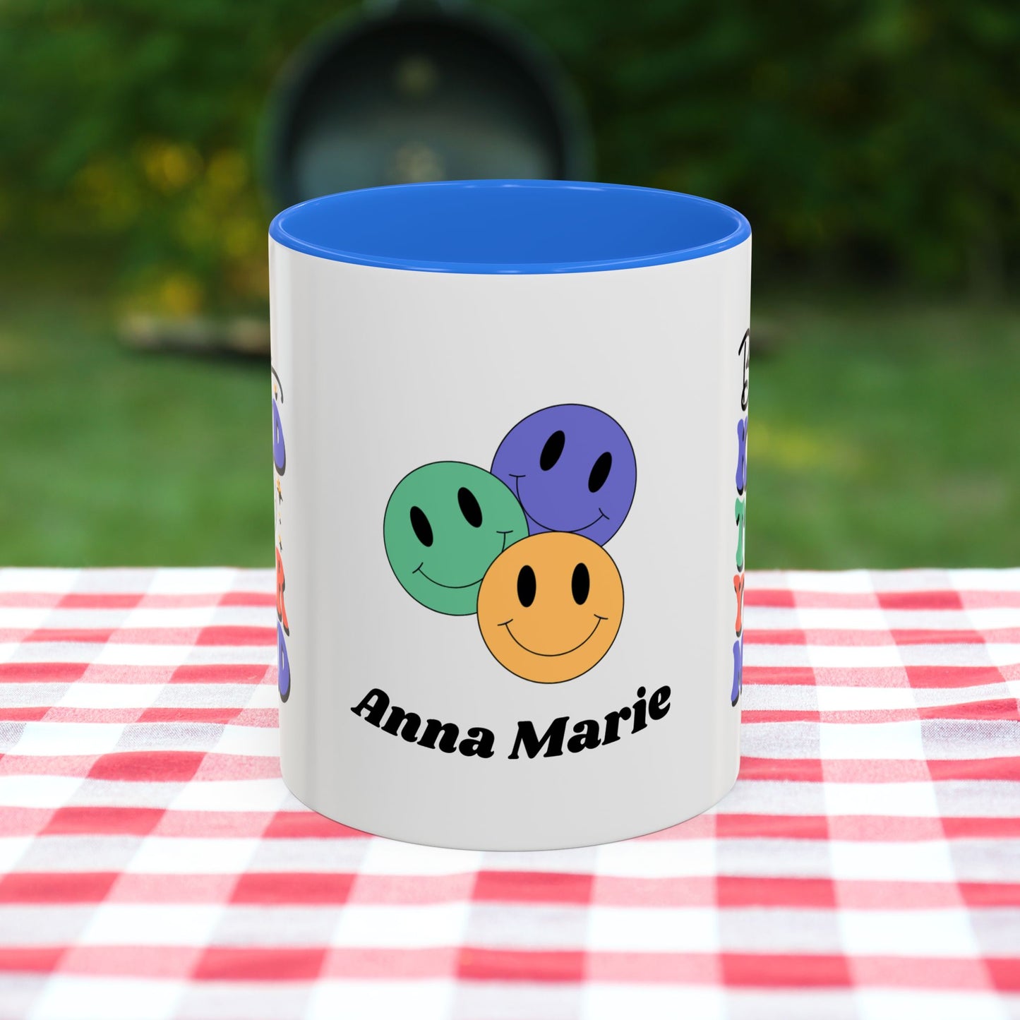 Be Kind to Your Mind - Personalized Retro Affirmation Mug for Positive Mental Health & Self-Care