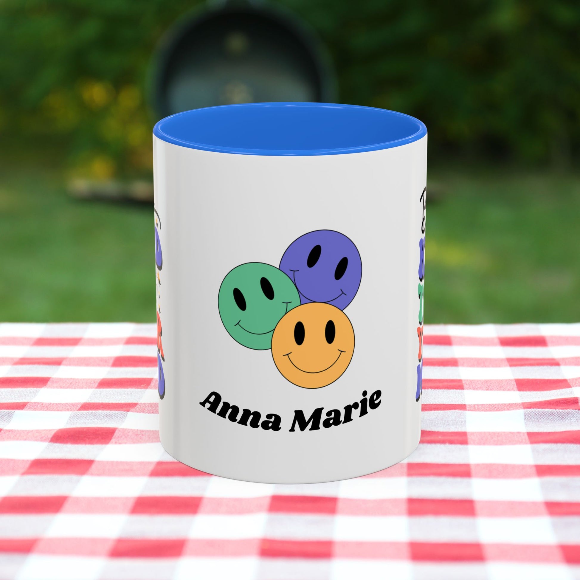 Be Kind to Your Mind - Personalized Retro Affirmation Mug for Positive Mental Health & Self-Care