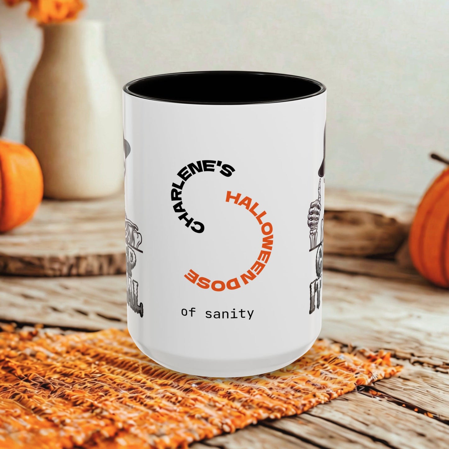 Creep It Real - Personalized Halloween Mug for Funny Skeleton Lovers & Halloween Humor