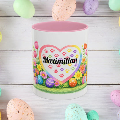 Shop our premium american eskimo puppy easter mug from MySisterIsASurvivor.