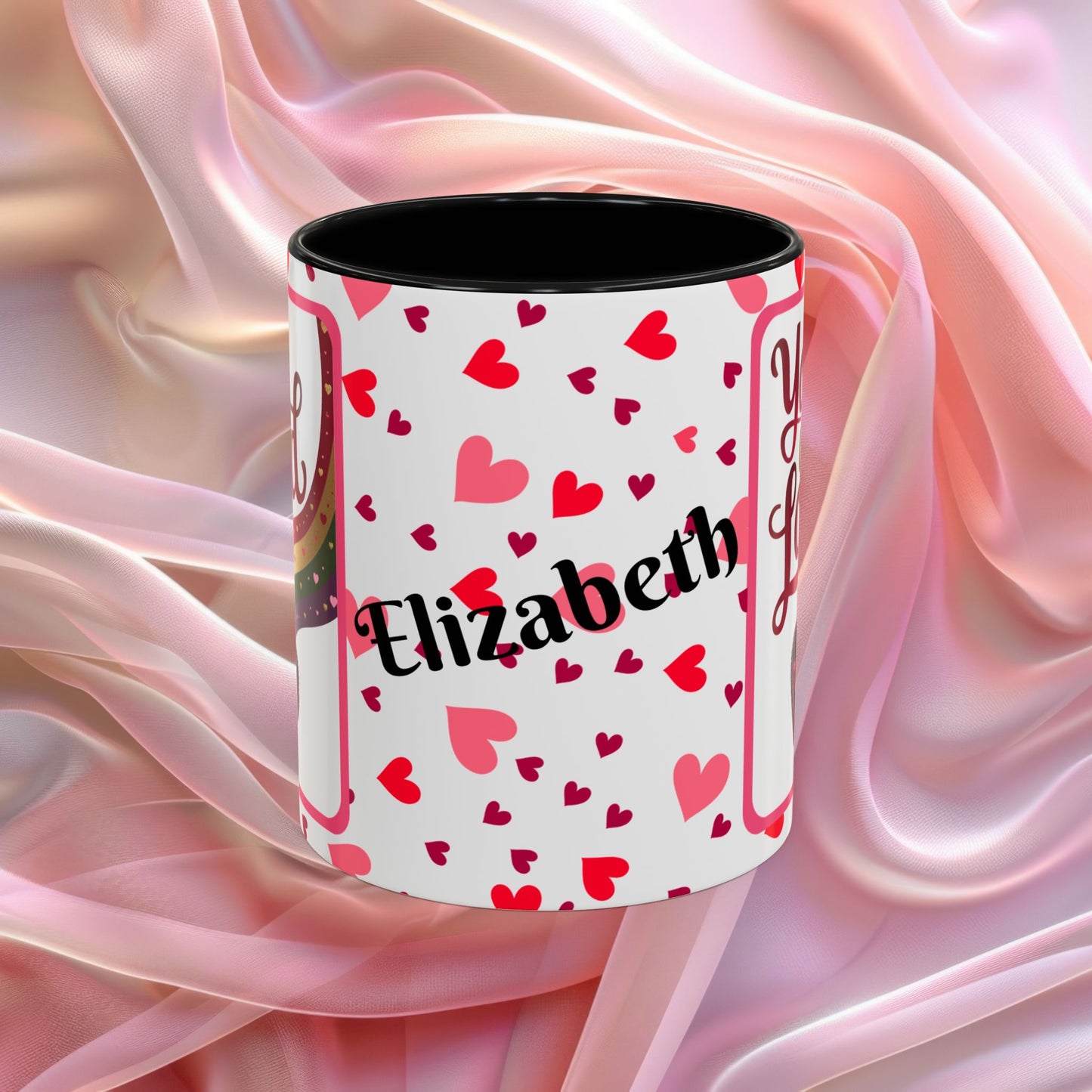 You Are Loved Valentines mug expressing care and connection, Valentine affirmation coffee cup