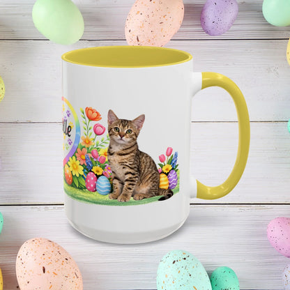 Shop our premium arabian mau kitten easter mug from MySisterIsASurvivor.