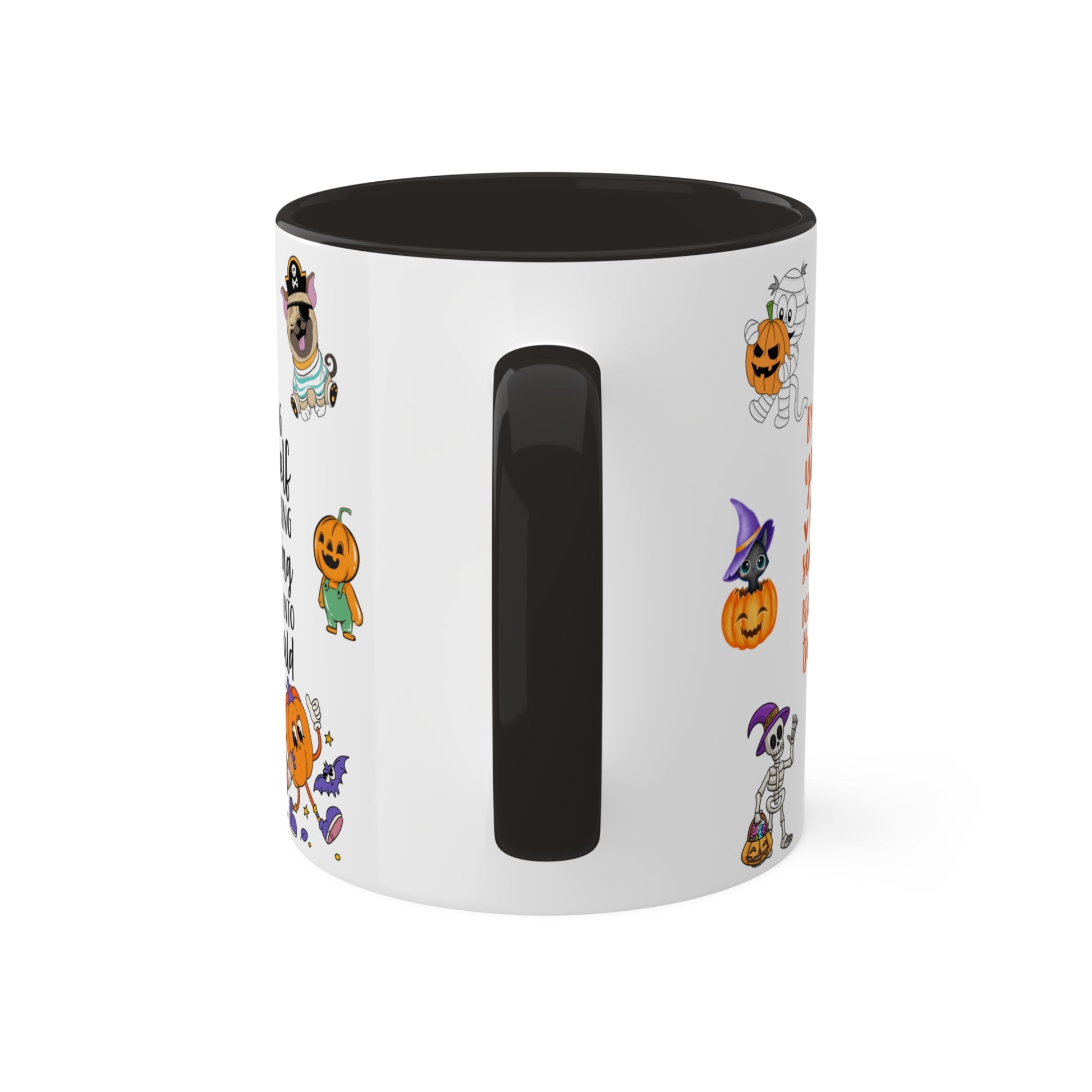 By Being Yourself You Bring Something Beautiful Into This World - Halloween Affirmation Mug - 11oz Ceramic Coffee Cup with Positive Quotes & Cute Vibes
