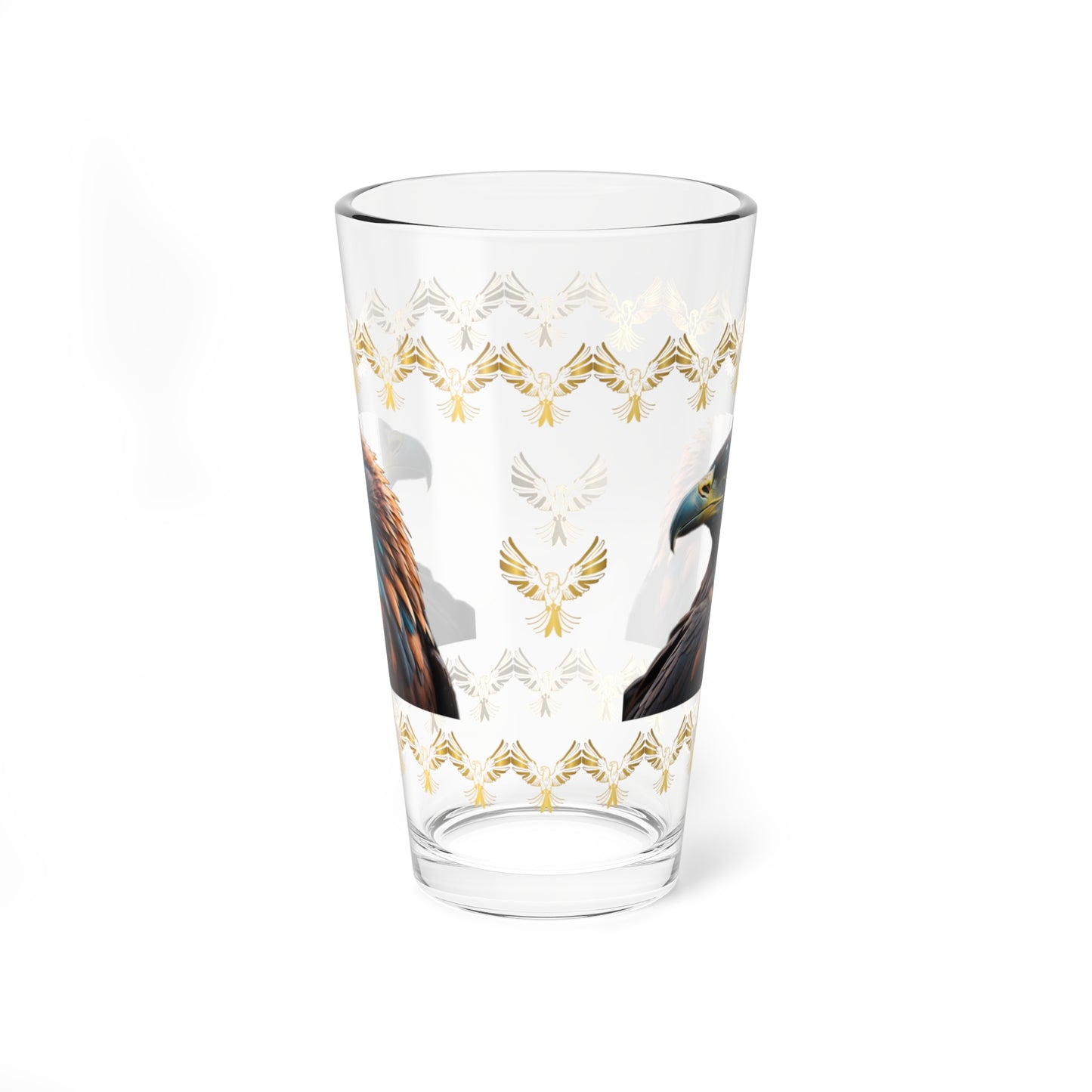 Eagle's Inspiration 16oz Eagle Pint Glass - Symbol of Strength, Resilience, and Mental Health Awareness