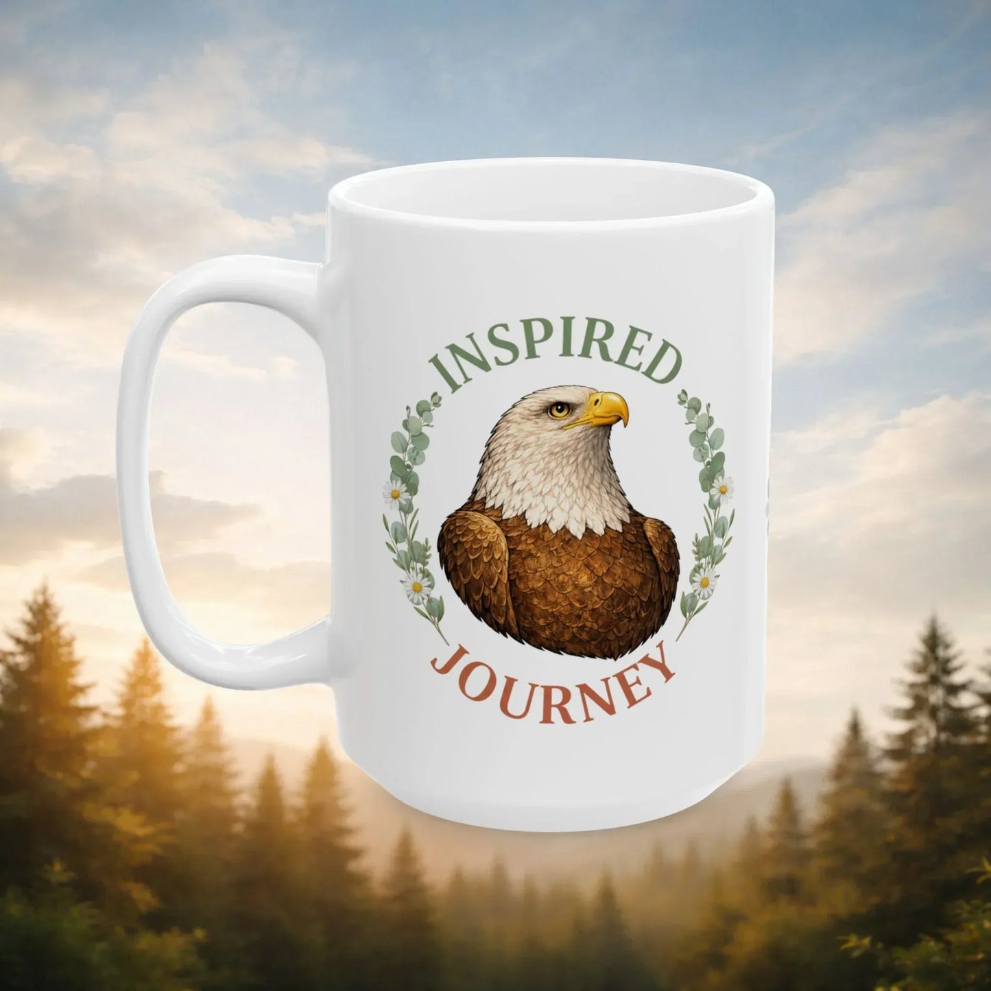 Shop our premium inspired journey eagle mug from MySisterIsASurvivor.