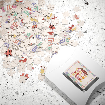 Going to Therapy Is Cool - Affirmation Puzzle Gift for Survivors and Puzzle Lovers