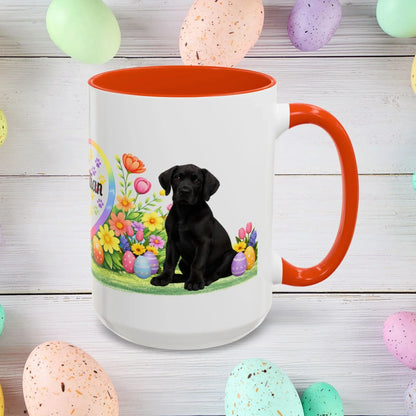Shop our great dane black puppy easter mug featuring the 15oz style option from MySisterIsASurvivor.