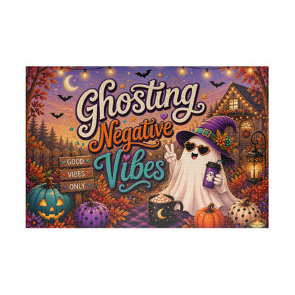 Ghosting Negative Vibes Halloween Puzzle