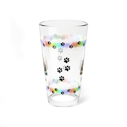 Boston Terrier Personalized Easter Puppy 16oz Pint Glass - Custom Dog Design, Mental Health Gift, Easter Décor, and Festive Celebrations