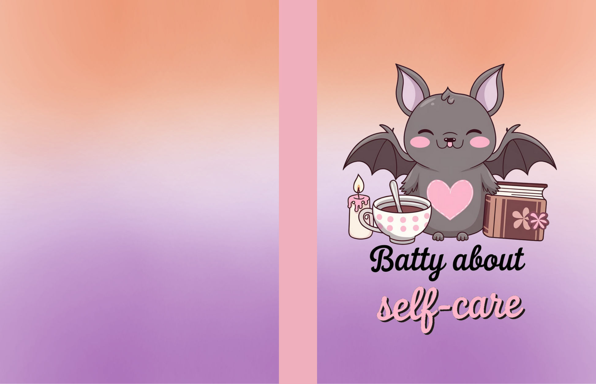 Batty About Self-Care Composition Notebook