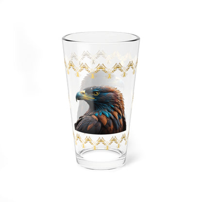 Eagle's Inspiration 16oz Eagle Pint Glass - Symbol of Strength, Resilience, and Mental Health Awareness