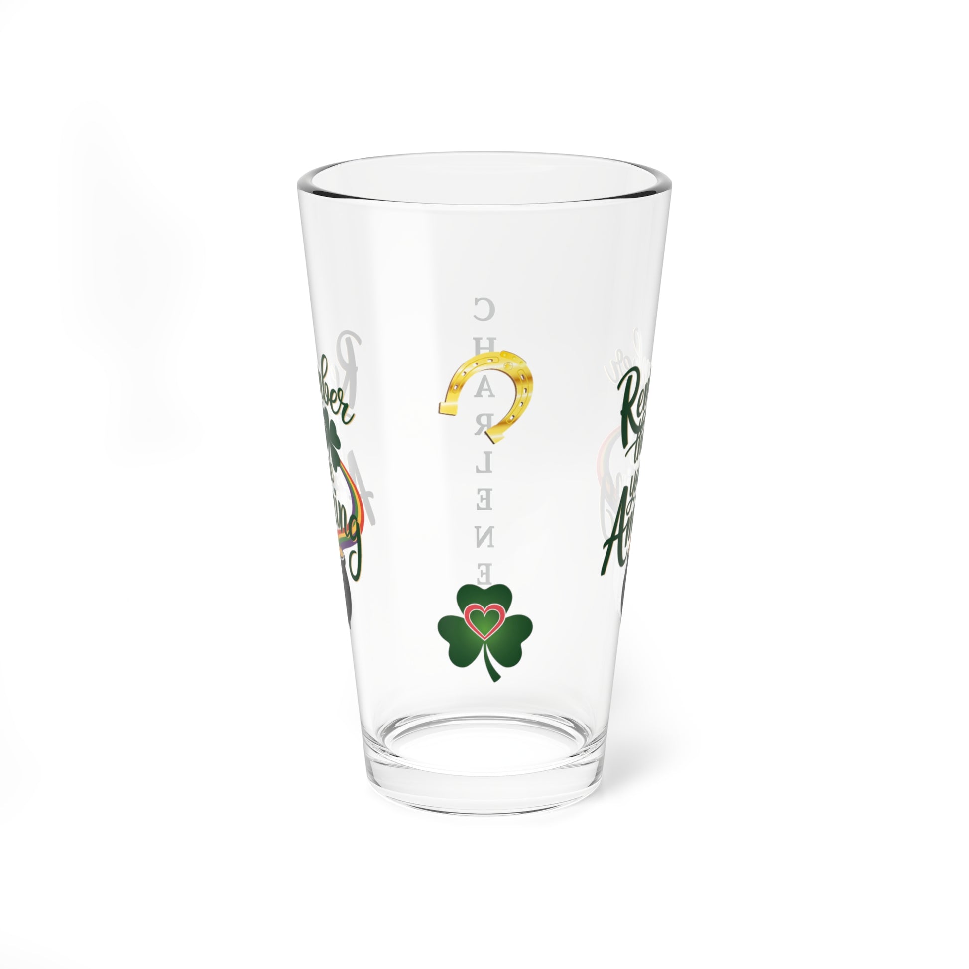 Remember That You Are Amazing: Personalized St. Patrick's Day Pint Glass - Customizable Name for Happiness and Positivity