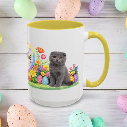 Shop our premium scottish fold kitten easter mug from MySisterIsASurvivor.