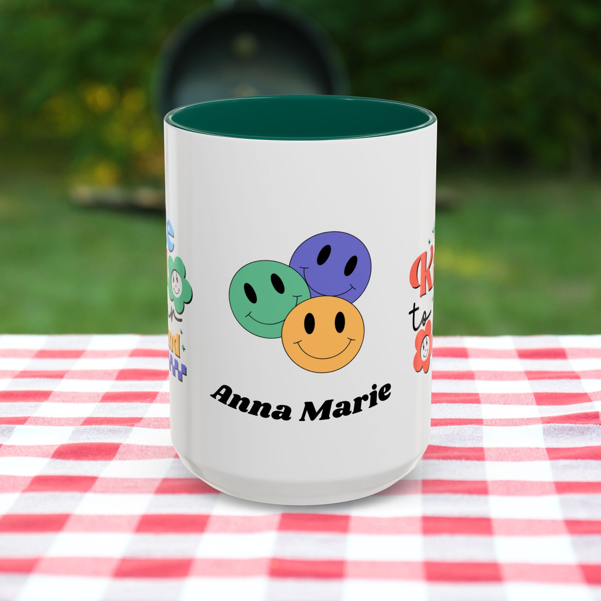 Be Kind to Your Mind - Personalized Retro Mental Wellness Mug for Mental Health Awareness & Self-Care