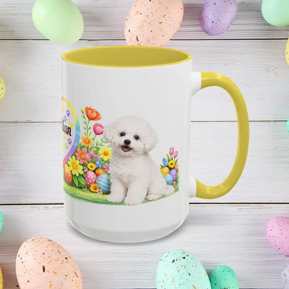 Shop our premium bichon frise puppy easter mug from MySisterIsASurvivor.