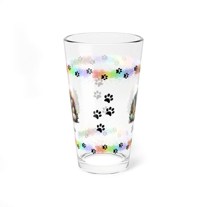 Weimaraner (Mouse Gray) Personalized Easter Puppy 16oz Pint Glass - Custom Dog Design, Mental Health Gift, Easter Décor, and Festive Celebrations