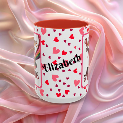 Youre Not Alone Valentines mug offering support and reassurance, Valentine affirmation coffee cup