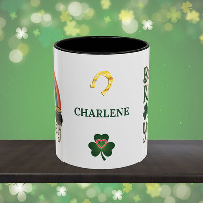 Be Kind To Yourself: Personalized St. Patrick's Day Mug - Add Your Name & Celebrate Strength and Positivity