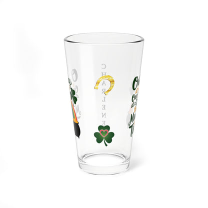 One Day At A Time One Hour At A Time One Minute At A Time: Personalized St. Patrick's Day Pint Glass - Customizable Name for Happiness and Positivity