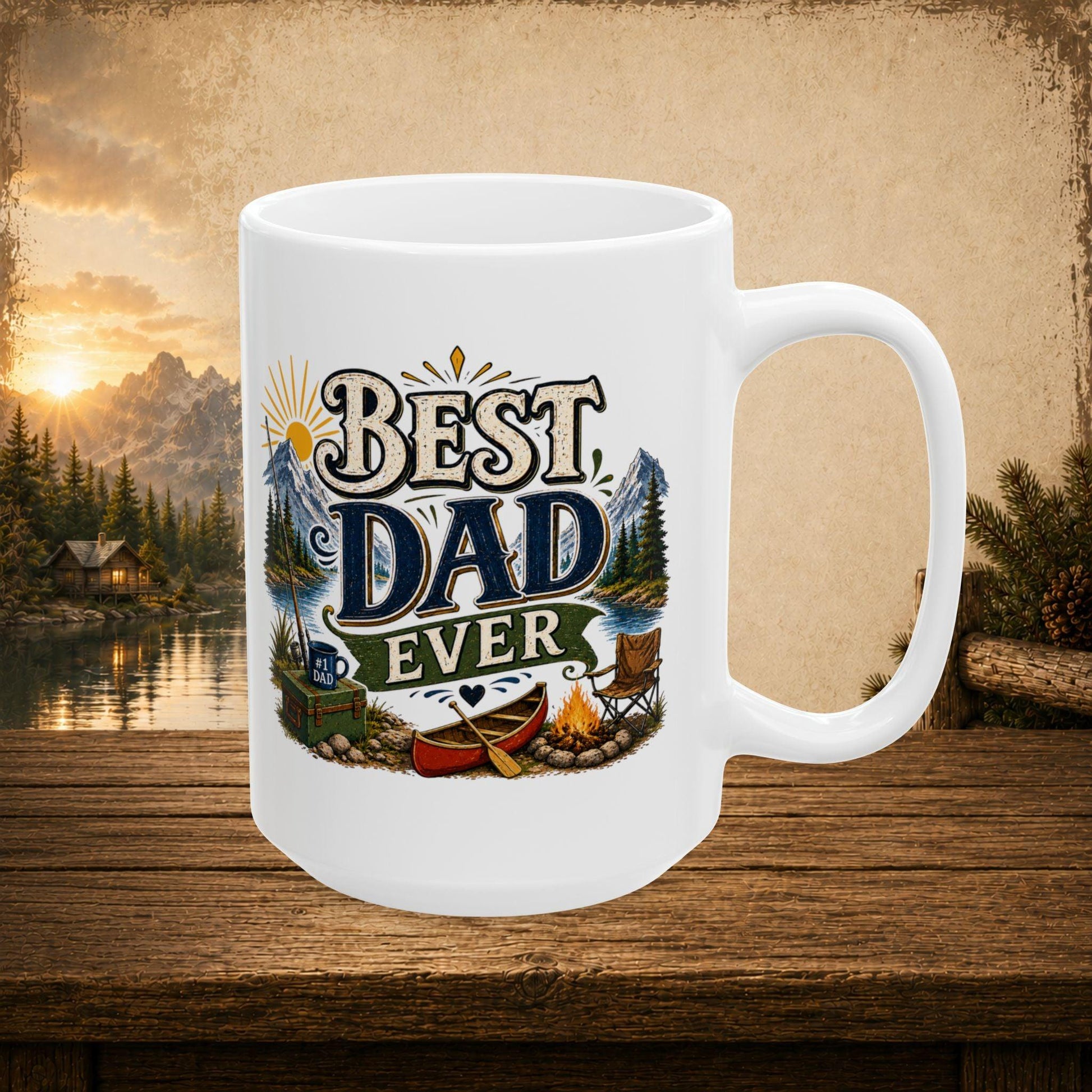 Shop our premium best dad ever mug from MySisterIsASurvivor.