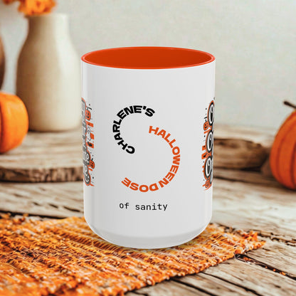 One Day at a Time Halloween Mug - Personalized Recovery & Mental Health Coffee Cup Gift