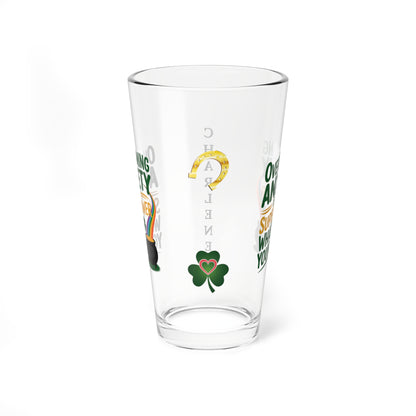 Overcoming Anxiety Is My Super Power What's Yours?: Personalized St. Patrick's Day Pint Glass - Customizable Name for Happiness and Positivity
