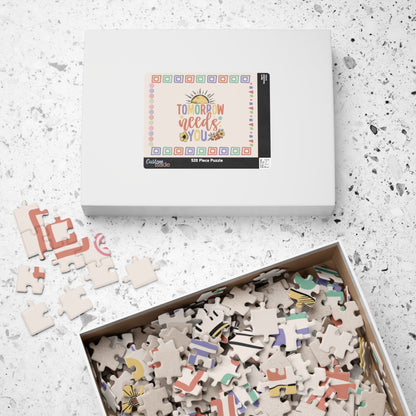 Tomorrow Needs You - Affirmation Puzzle Gift for Survivors and Puzzle Lovers