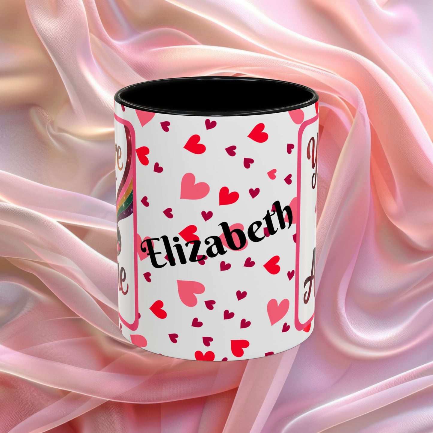 Youre Not Alone Valentines mug offering support and reassurance, Valentine affirmation coffee cup