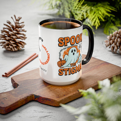 Spook the Stigma - Personalized Halloween Mug for Mental Health Advocates & Survivors