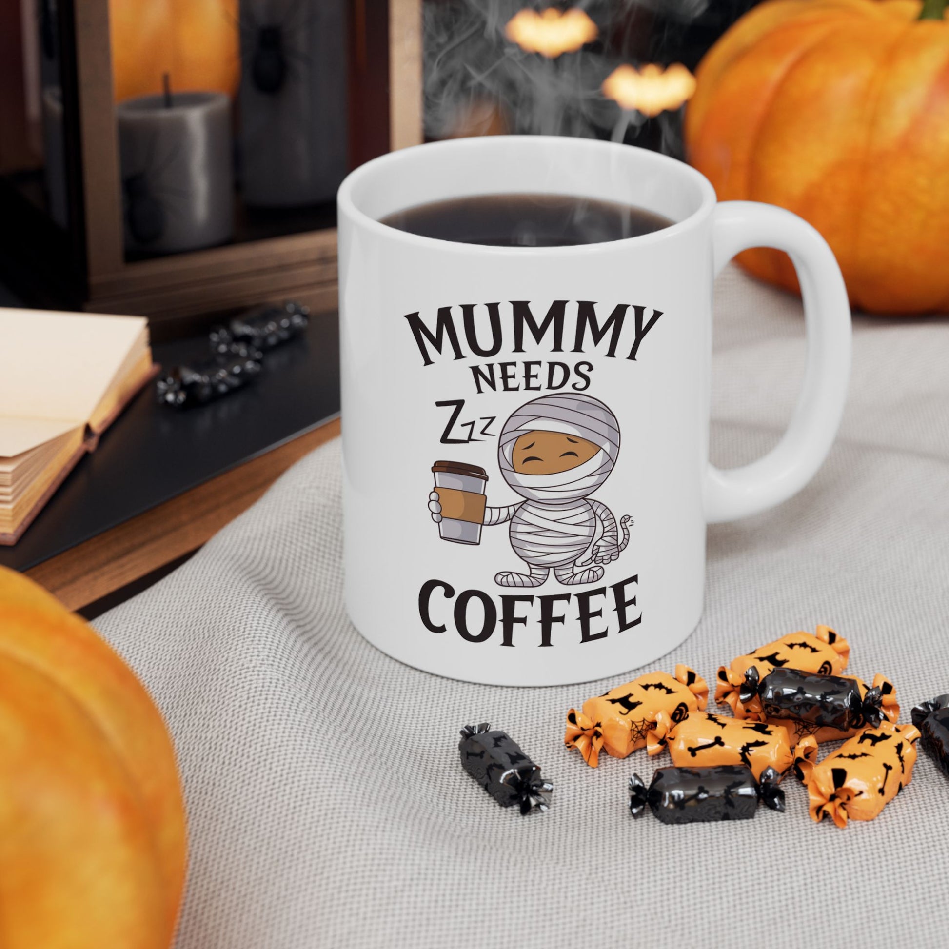 Mummy Needs Coffee Ceramic Mug, (11oz, 15oz)