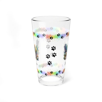 Weimaraner (Taupe) Personalized Easter Puppy 16oz Pint Glass - Custom Dog Design, Mental Health Gift, Easter Décor, and Festive Celebrations