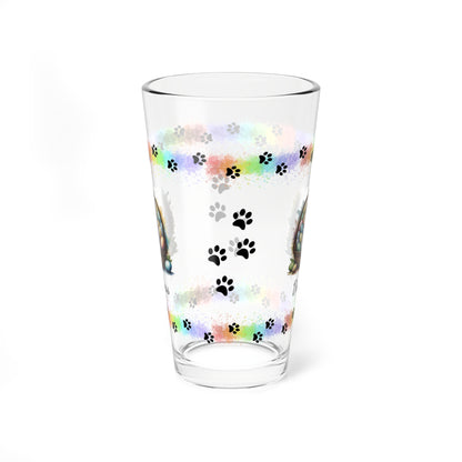 American Eskimo Personalized Easter Puppy 16oz Pint Glass - Custom Dog Design, Mental Health Gift, Easter Décor, and Festive Celebrations