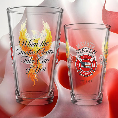 Shop our premium firefighter support pint when the smoke clears from MySisterIsASurvivor.