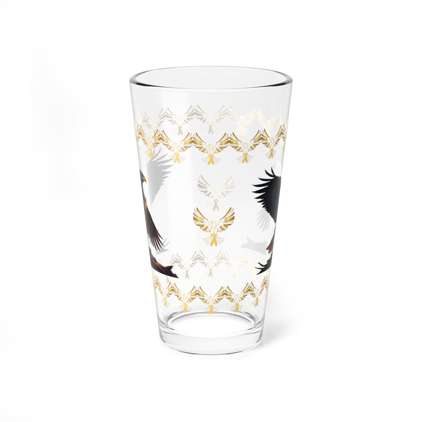 Wingspan of Strength 16oz Eagle Pint Glass - Symbol of Strength, Resilience, and Mental Health Awareness