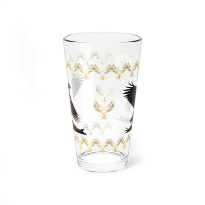 Wingspan of Strength 16oz Eagle Pint Glass - Symbol of Strength, Resilience, and Mental Health Awareness
