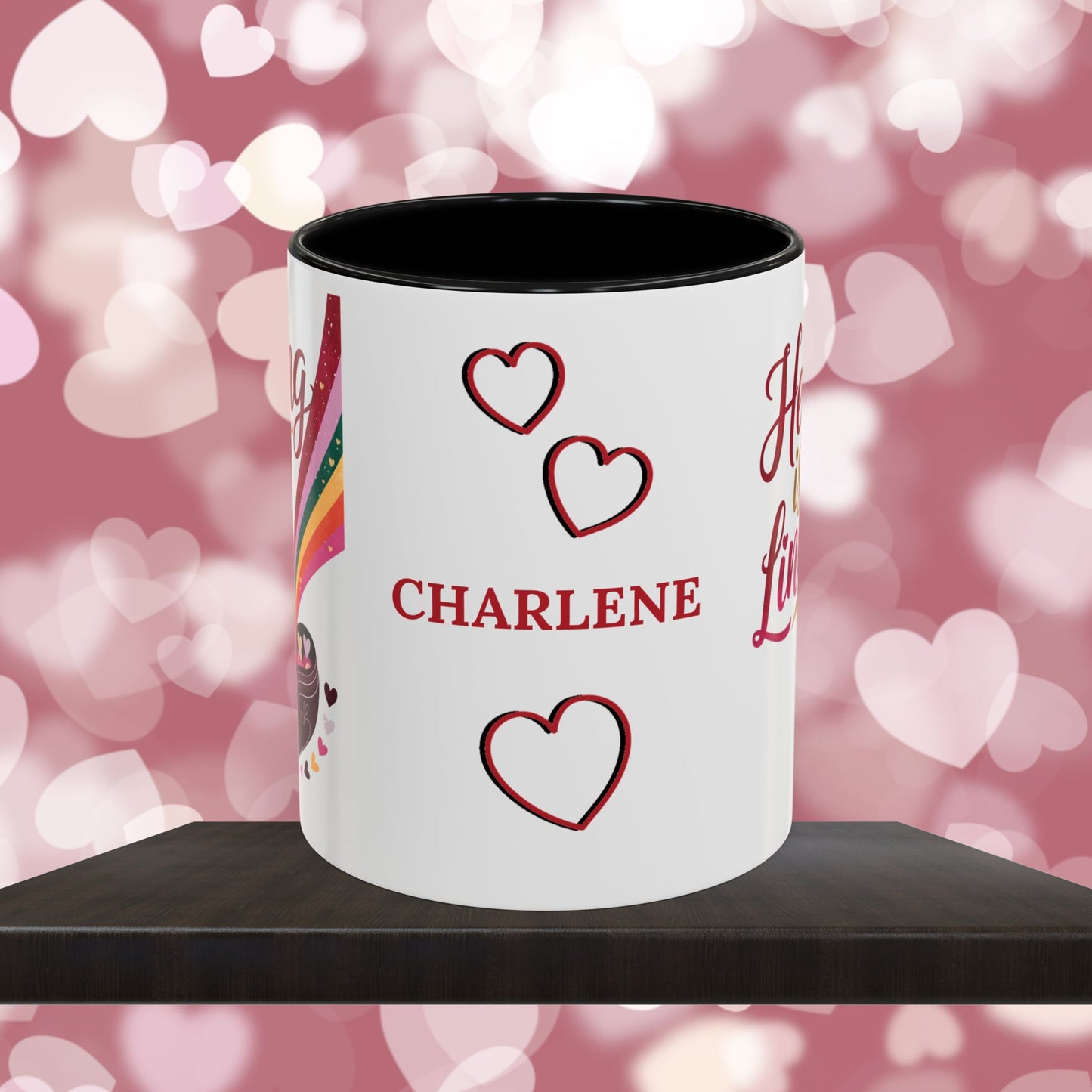 Healing is Not Linear: Personalized Valentine's Day Affirmation Mug – Inspiring Positivity and Emotional Wellness, 11oz or 15oz