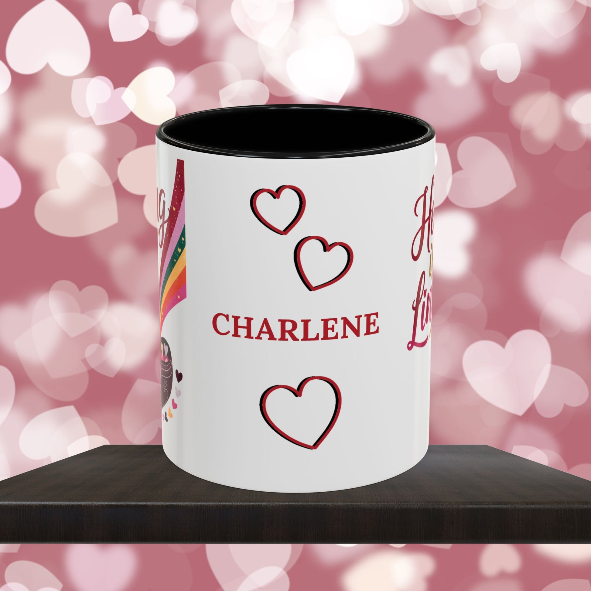 Healing is Not Linear: Personalized Valentine's Day Affirmation Mug – Inspiring Positivity and Emotional Wellness, 11oz or 15oz