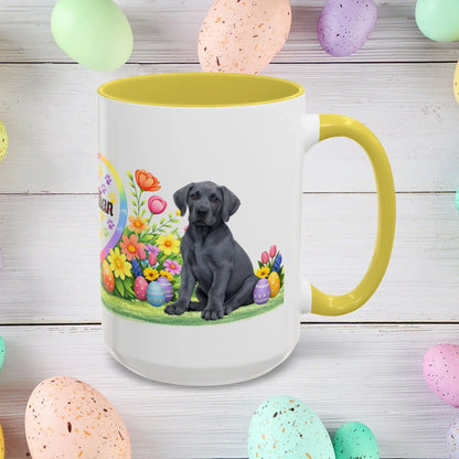Shop our premium great dane blue puppy easter mug from MySisterIsASurvivor.