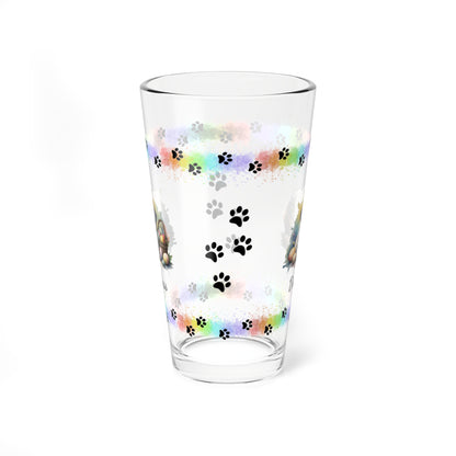 Pug Personalized Easter Puppy 16oz Pint Glass - Custom Dog Design, Mental Health Gift, Easter Décor, and Festive Celebrations